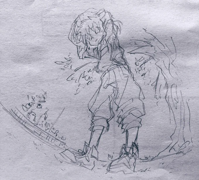 魚眼もどきみたいな構図は昔からずっ〜〜と好き これはウン年前の絵たち