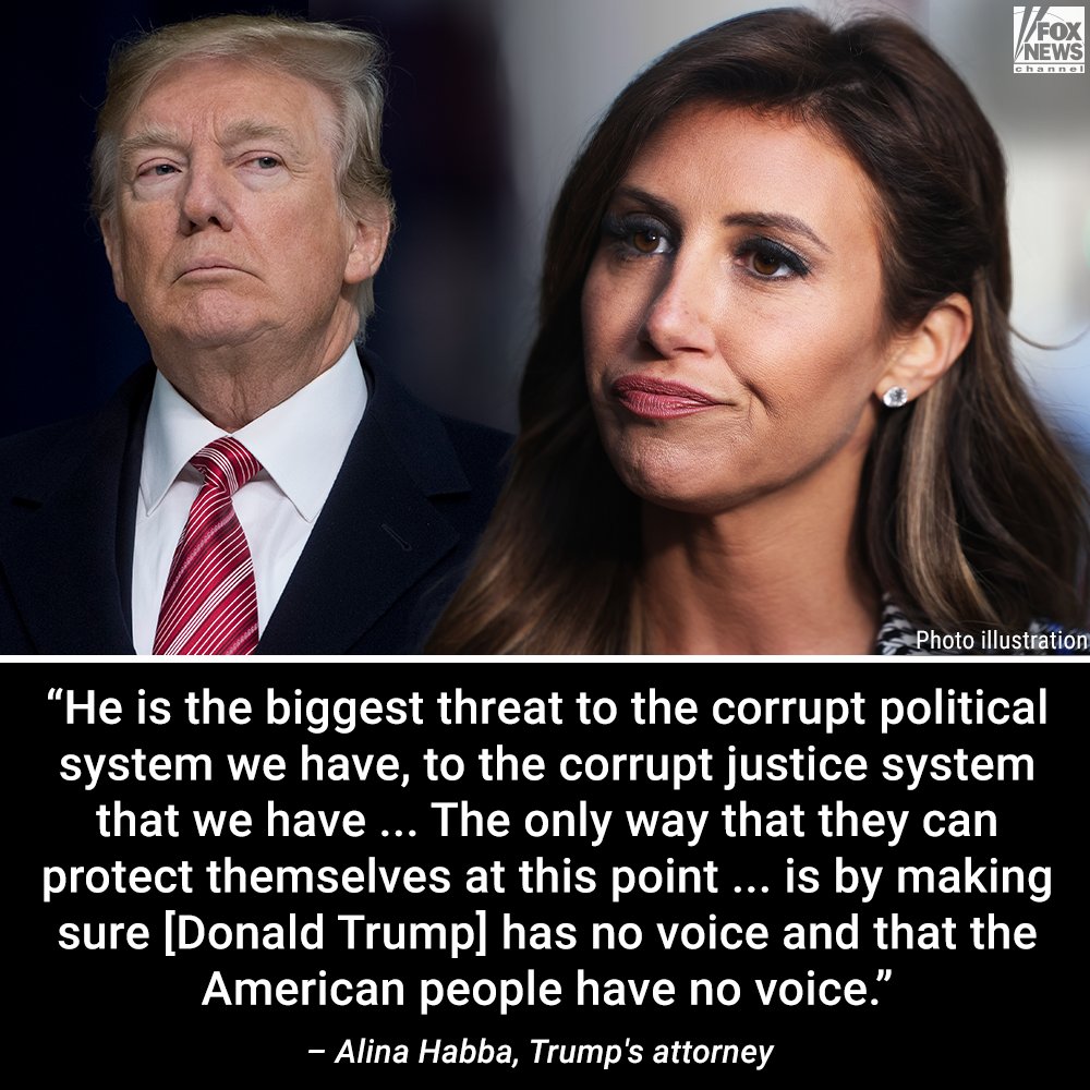 Donald Trump's attorney <a href="/AlinaHabba/">Alina Habba</a> speaks out after the former president is indicted on federal charges.
