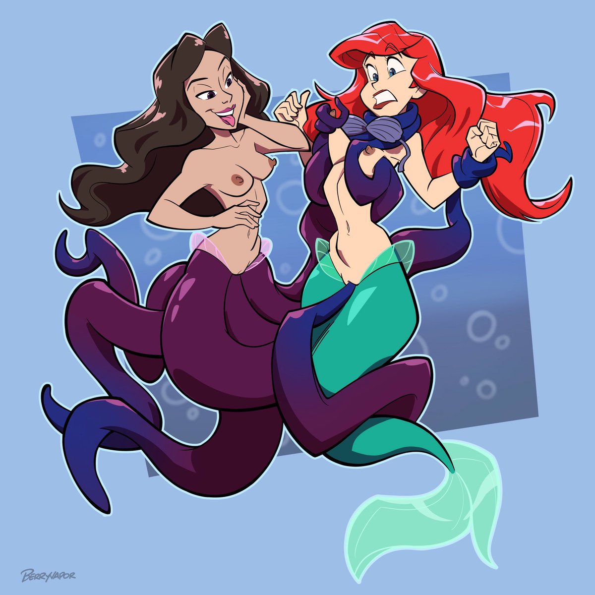 Vanessa playing with Ariel🌊🧜‍♀️💖