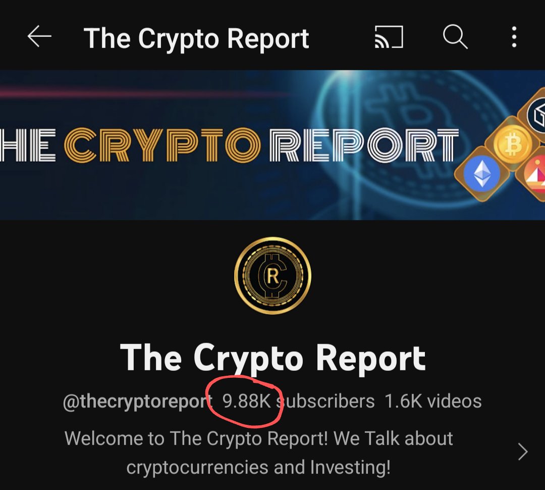 Yooooooooo! Do you want the chance to get #1G worth of #BITCOIN !? When @CryptoKipTweets and @333blacksea @_CryptoReport hit #10000subs on @YouTube, they are #givingaway #AGofBTC! These #Peeps #Grind! So, do us 9,880 @_CryptoReport subs a favor... AND JOIN SUCCA!❤️