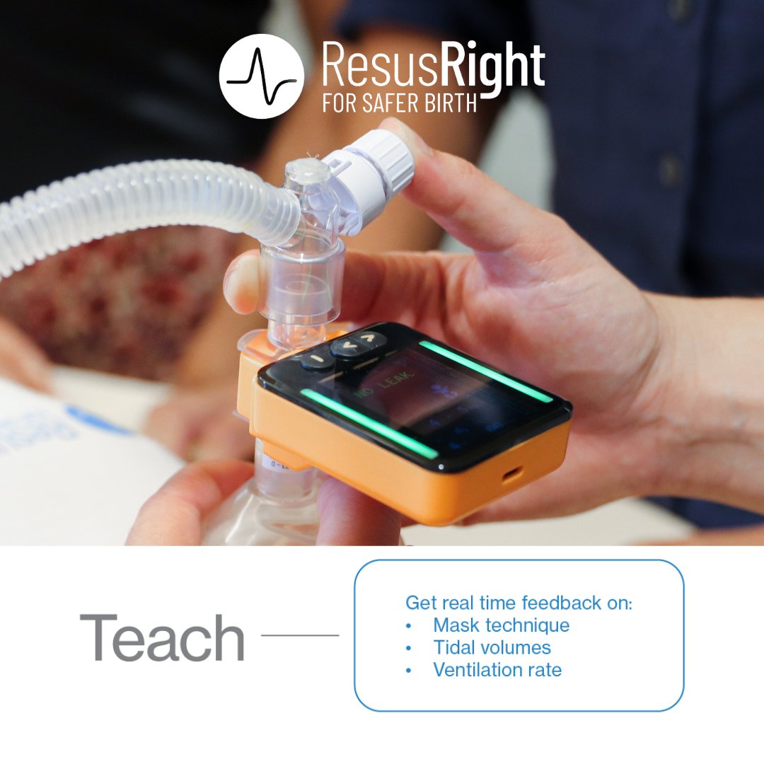 ResusRight (@resusright) on Twitter photo Take the guess work out of Neonatal Resus Training. The <a href="/ResusRight/">ResusRight</a> Training Monitor gives real-time object feedback on mask technique, tidal volumes & ventilation rate to enable more effective training. #neotwitter #Training Take the guess work out of Neonatal Resus Training. The <a href="/ResusRight/">ResusRight</a> Training Monitor gives real-time object feedback on mask technique, tidal volumes & ventilation rate to enable more effective training. #neotwitter #Training