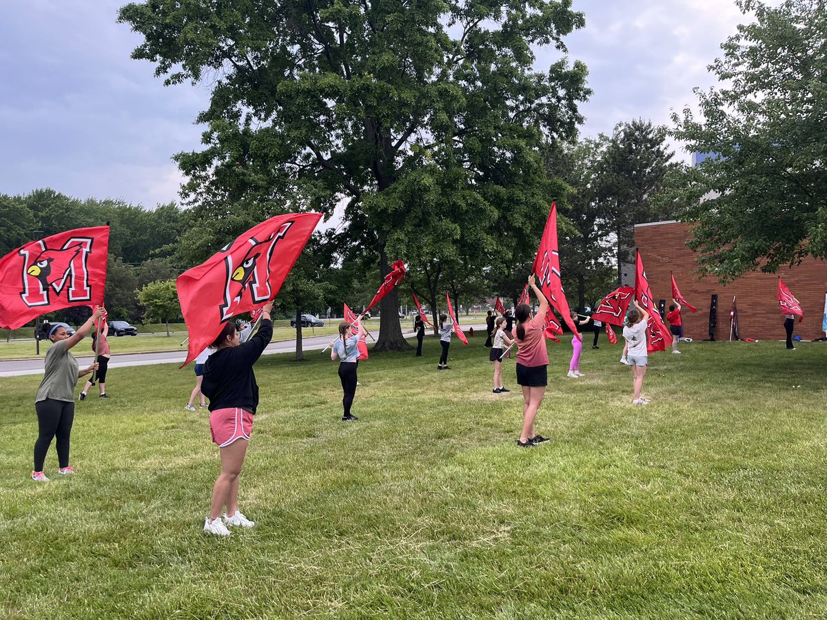 We ended our week with a full performance of our football show in the front yard!! Great job this week band!