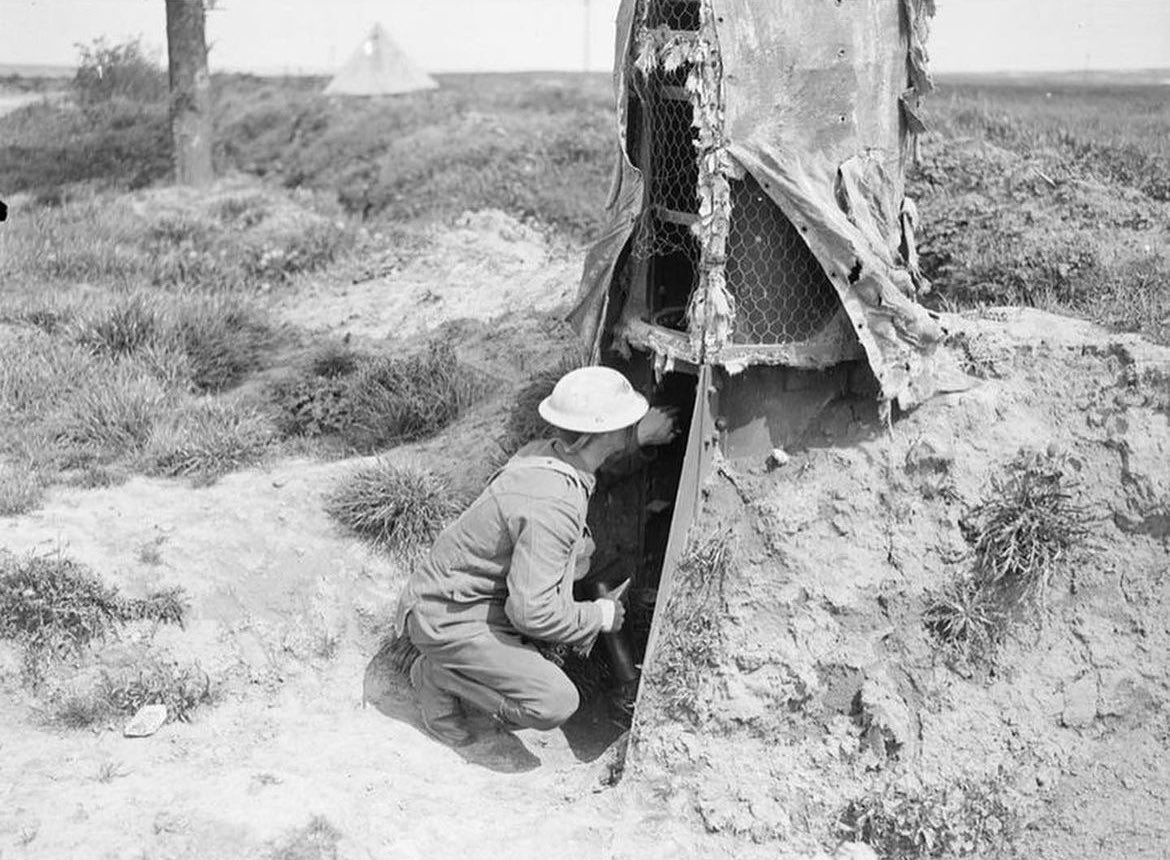 wars's tweet photo. During World War 1, both sides engaged in constant surveillance of enemy lines, but this was a challenging task. Exposing oneself above the trench parapet for more than a few seconds often resulted in being shot. To overcome this obstacle, the French devised a clever strategy of disguising observation posts as trees, and they shared this technique with the British, who also adopted it. Eventually, even the Germans began employing this method.

Given the constant vigilance of the enemy along the front, the creation of a new tree was not feasible since it would instantly attract attention and gunfire. Therefore, a suitable dead tree, preferably one that had been destroyed by a bomb and located near the trenches, was carefully selected. The chosen tree was thoroughly photographed and examined, with precise measurements taken and detailed sketches created. A hollow replica made of steel was then crafted in a workshop situated far behind the front lines. Under the cover of darkness and the cacophony of artillery fire, the real tree was felled, and the counterfeit tree was stealthily installed in its place, with the noise of the work effectively masked by the ongoing bombardment.

To access the observation post, a soldier would enter through the base and ascend a ladder securely fastened inside the steel tube. Positioned near the top, the soldier would sit on a seat and monitor enemy positions through multiple viewing holes. For additional protection, the soldier utilized a periscope to observe through the openings while remaining shielded behind a solid metal wall.

Remarkably, these disguised observation posts proved to be highly successful.