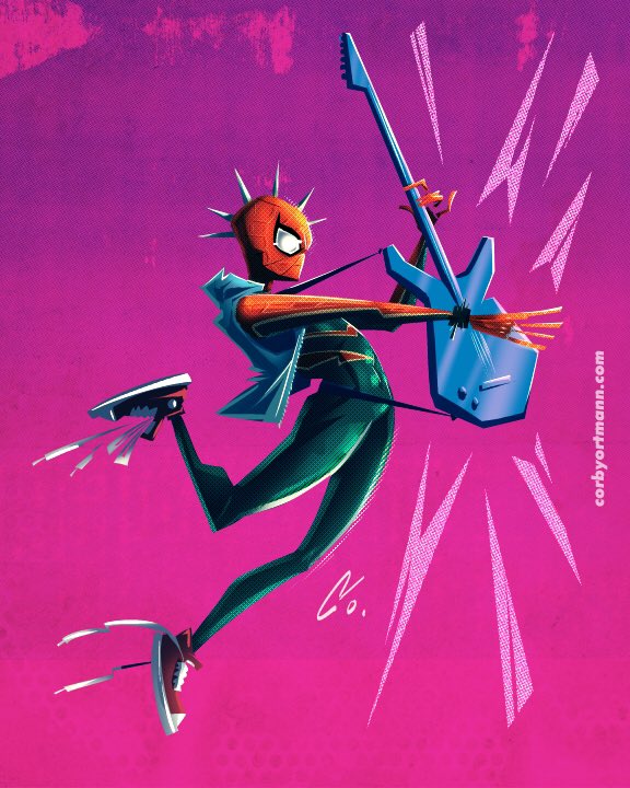 corbyortmann's tweet photo. Along came some spiders. #SpiderVerse https://t.co/bEASHoXwu6