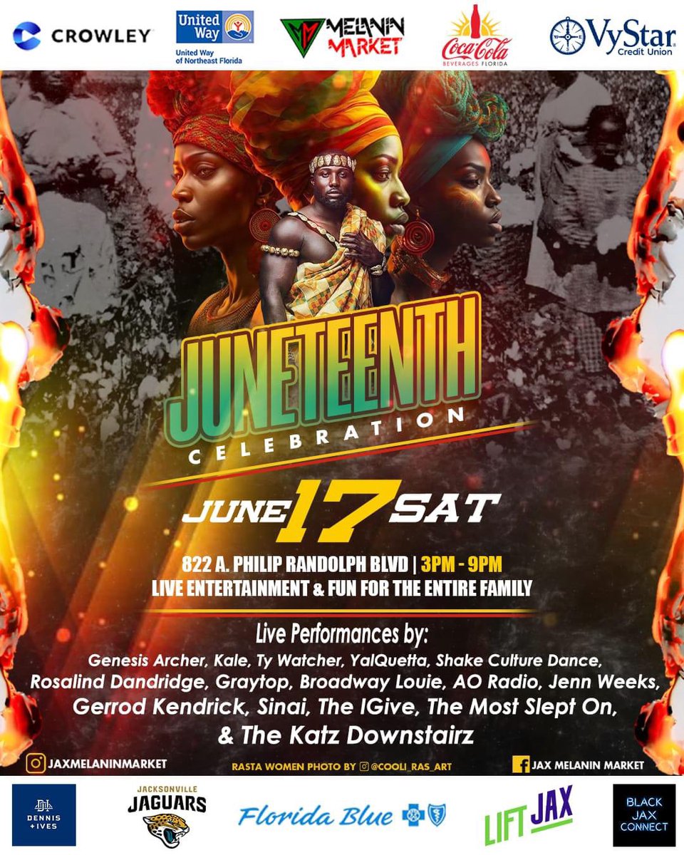 giveraps's tweet photo. I’ll be rocking the stage, next week at the #JaxMelaninMarket #Juneteenth Celebration https://t.co/c2iz4dMPxx