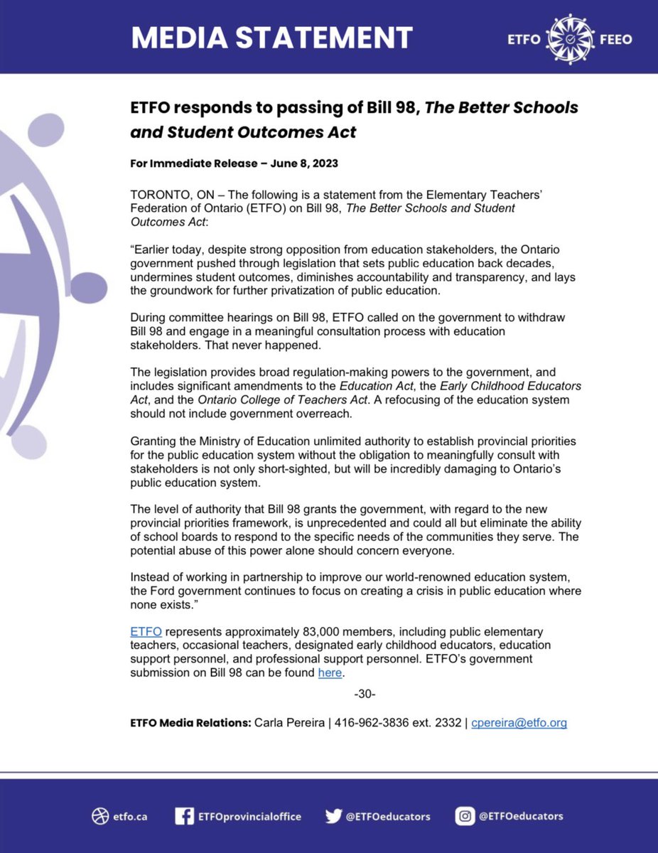 ETFO Peel tweet media