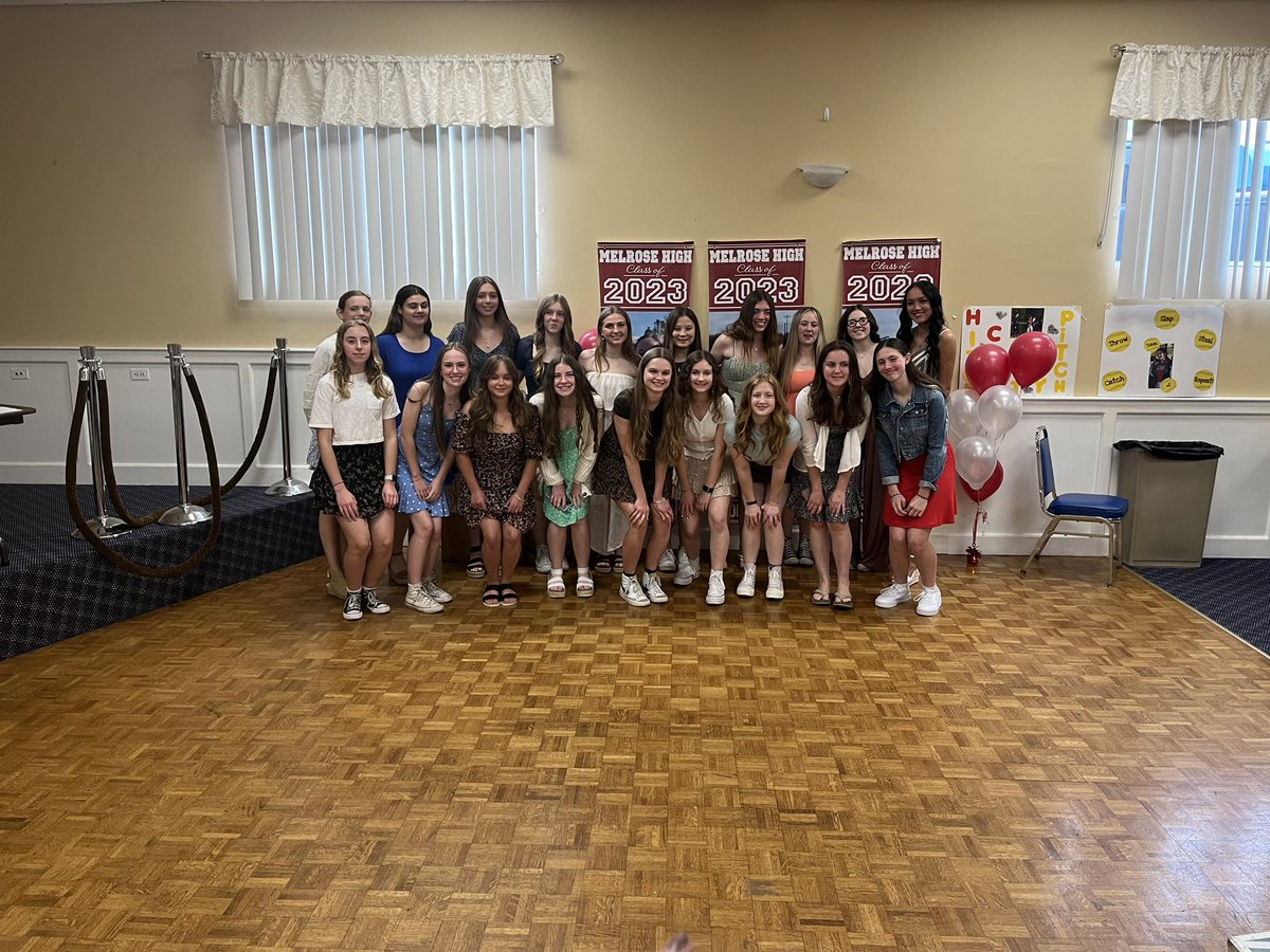 Great Banquet tonight! We announced our 2 middlesex All Stars Ava Viola and Cassie Sleeper. We also announced our 2024 &amp; 2025 Captains Paige Crovo and Ava Viola. Good luck to our seniors we will miss you but can’t wait to see you achieve greatness! 🥎