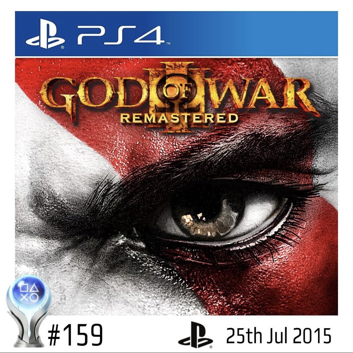 🏆HOWDY’S PLATINUM HISTORY🏆

Platinum 159: God of War 3 Remastered

Date Earned: 25th July 2015

More Info: Honestly this is probably my favourite game of all time!

#GodOfWar #Kratos #GreekMythology #Mythology #PlatinumTrophy #TrophyHunter #TrophyHunter #PS4 #PS4Share #GOW #PSN