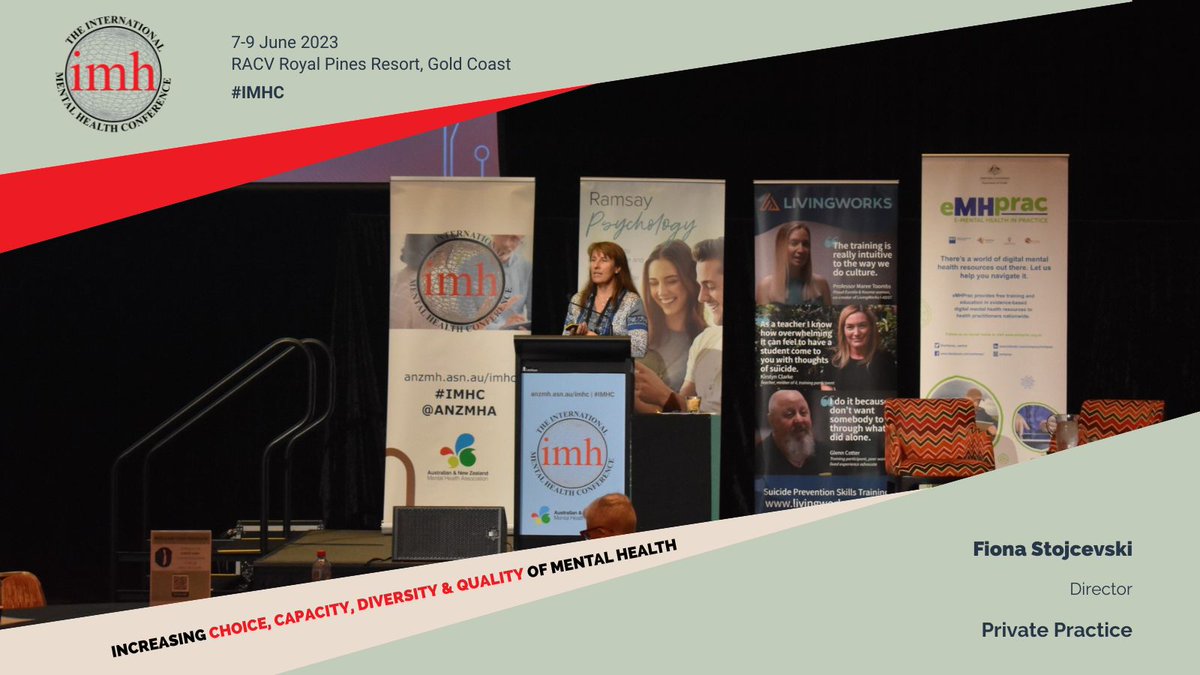 anzmha's tweet image. Fiona Stojcevski on 'Connecting The Dots: A Prevention and Intervention Methodology Targeting Psychiatric Comorbidities in Neurodiversity' at #IMHC