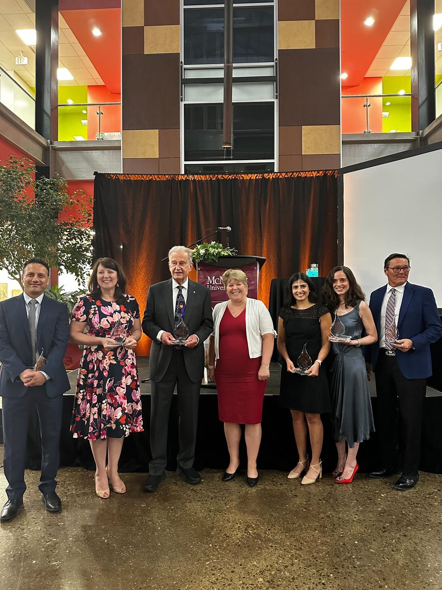 Congratulations to our outstanding award winners recognized for entrepreneurship, leadership and exceptional service: 

🔥 <a href="/SoleymaniLab/">Leyla Soleymani</a> 
🔥<a href="/TohidDidar/">Tohid Didar</a> 
🔥 <a href="/johnbandler/">John Bandler</a>
🔥Gina Succi, <a href="/WesthillInnova1/">Westhill Innovation</a>
🔥Chris Crozier, <a href="/CrozierEngineer/">Crozier: Consulting Engineers</a>
🔥Christine Gabardo

#MadeByMacEng