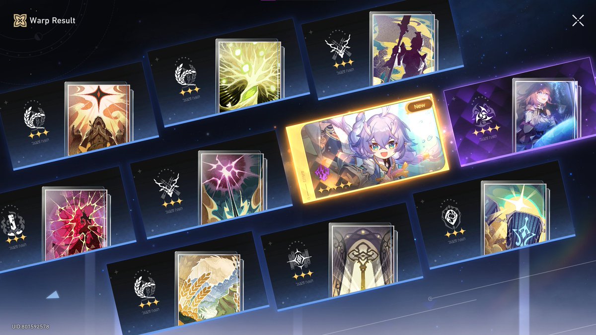 lost the 50/50 for silver wolf but i guess we'll take this one happily since i have her light cone as well from previous banner

#bailu #HonkaiStarRail