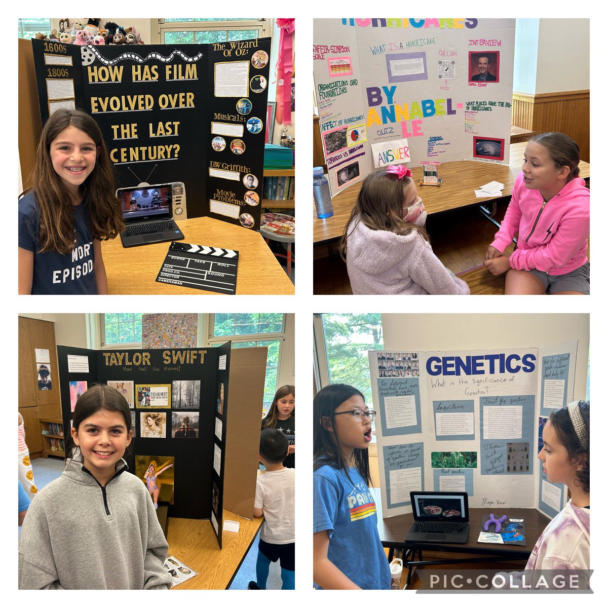 MsKnez's tweet photo. How wonderful it was seeing former students’ outstanding Capstone projects! #foxmeadowpride https://t.co/clfSpbJpUm