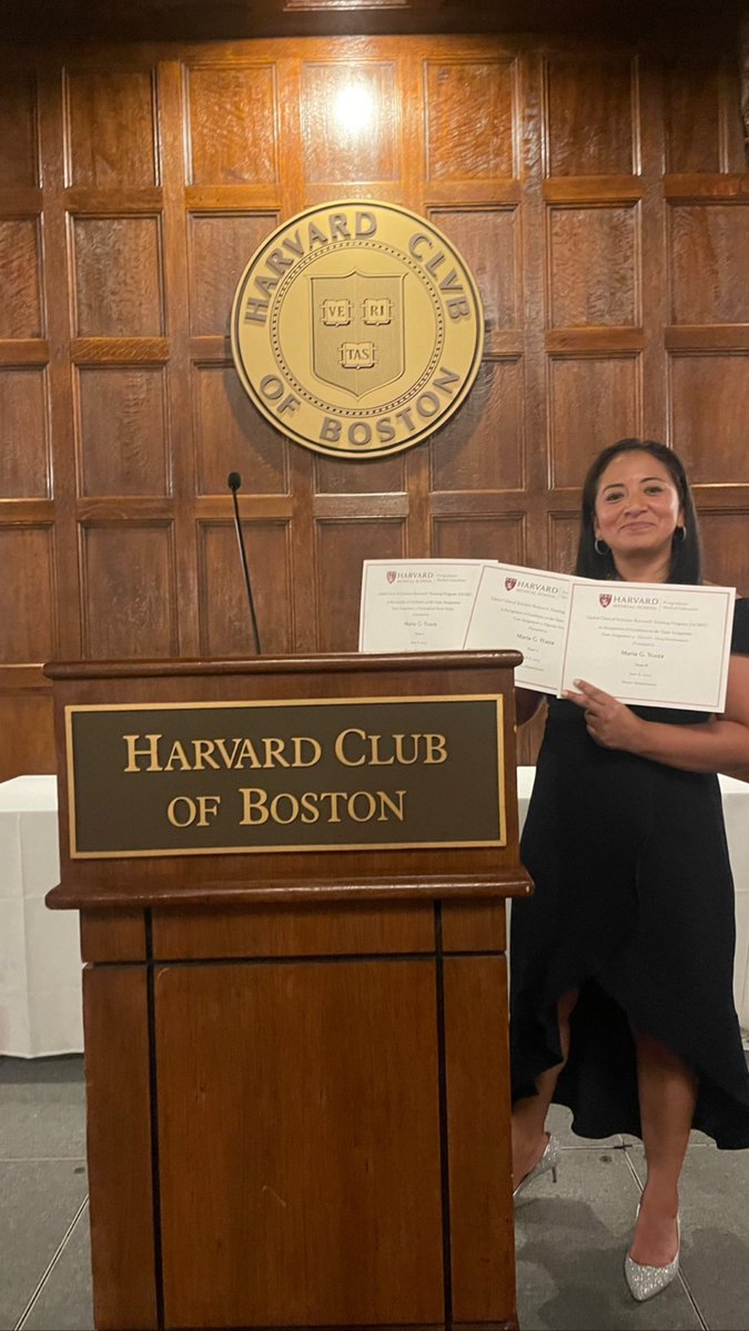 the1andonlyGABY's tweet photo. Honored to receive 3 awards for Excellence in Team Assignments from #GCSRT program at @harvardmed! ๐ "Research is a Team Science" - @DrYFarag Thank You @DoctorAjaySingh #MedEd #MedTwitter #LatinaInResearch #ClinicalResearch https://t.co/fjHkubfz26
