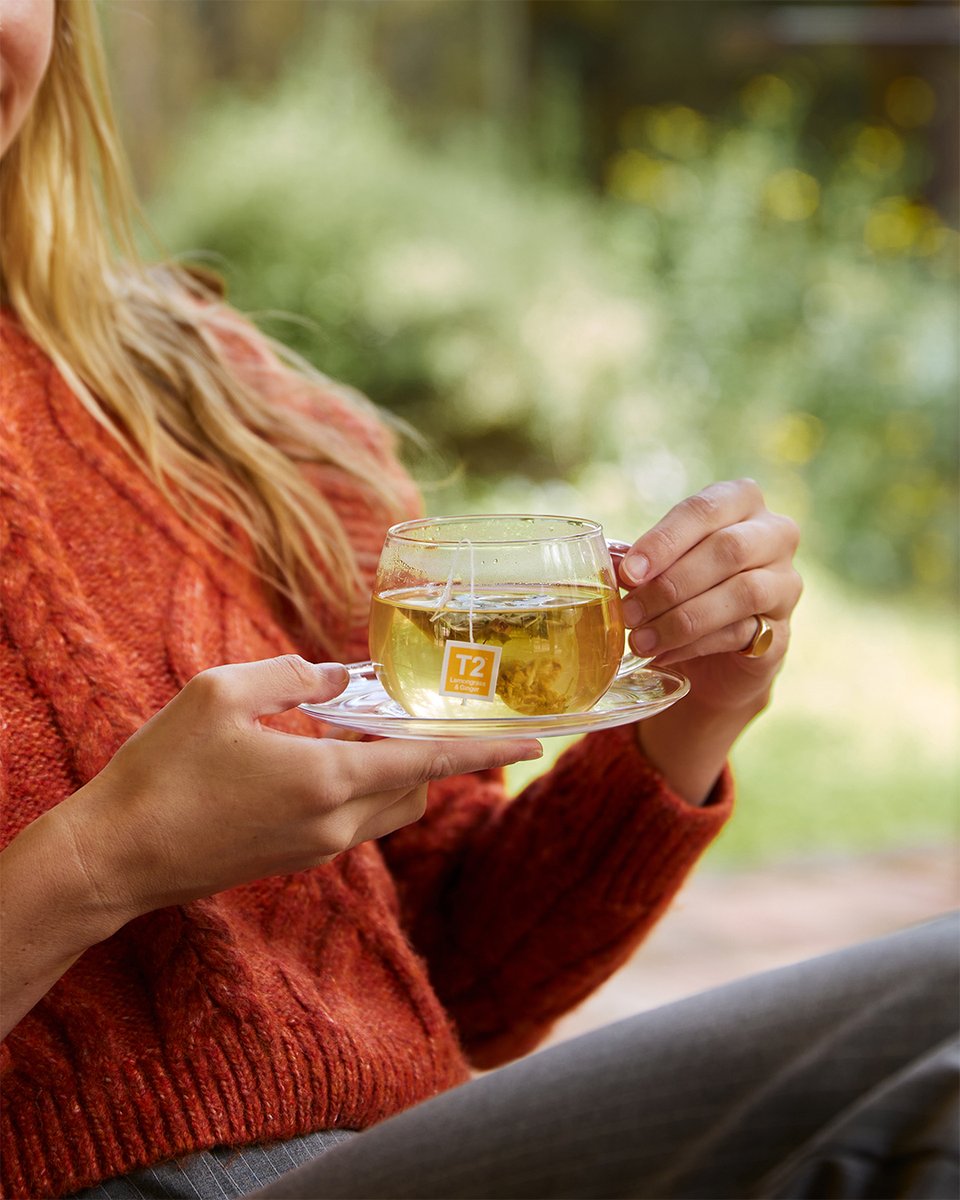 Like a warm scarf wrapped around your neck, this comforting balance of ginger and citrus is the additional layer you need in your routine this winter!🧣☕ Shop teas, teawares and gift packs up to 40% off now: spr.ly/6015OagAD #T2Tea #MidYearSale #LemongrassAndGinger