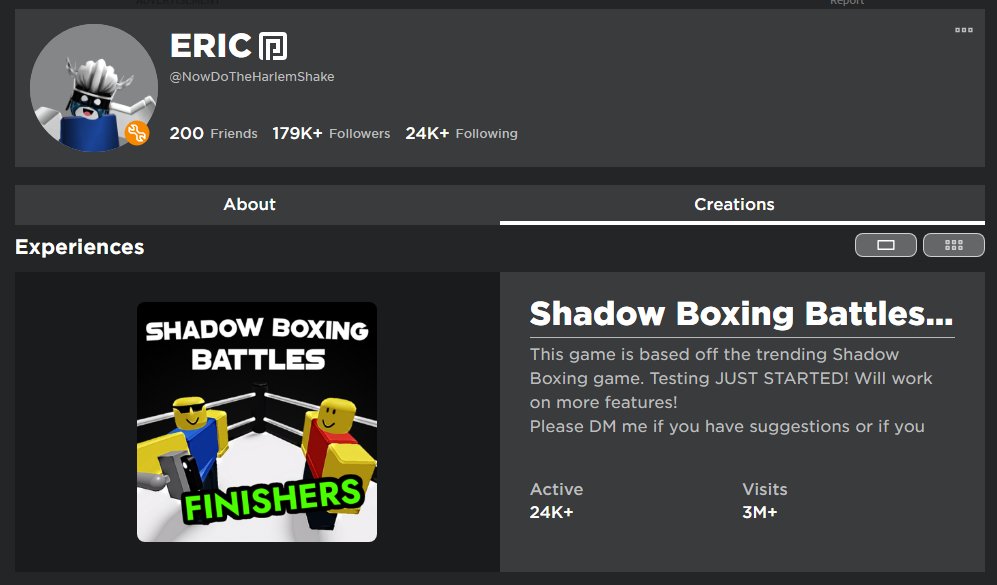 ROBLOX SHADOW BOXING 