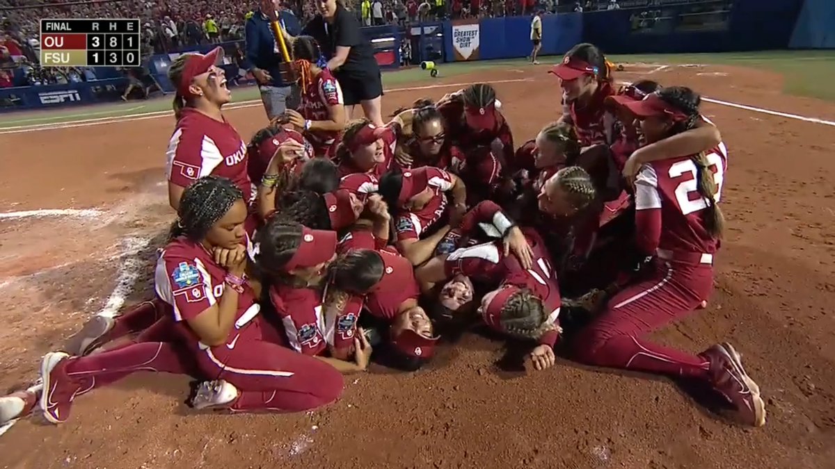 .@OU_Softball Wins the #WCWS