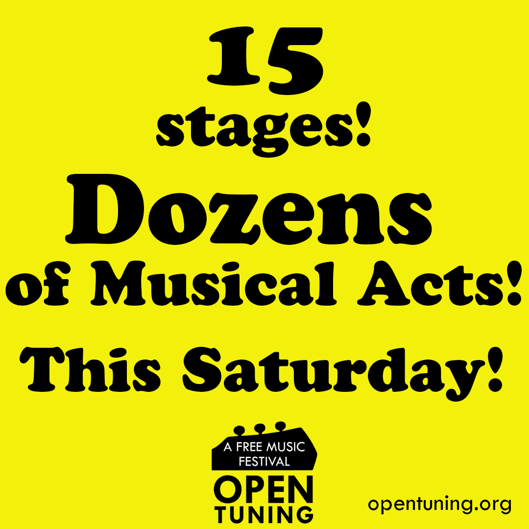 opentuningfest's tweet photo. Just two more sleeps until Open Tuning 2023! There is something for everyone, starting with a family parade and ending with an incredible closing show at Vermont Square Park. See the full schedule, including late additions, at https://t.co/cl1GJzJbks. #OpenTuning2023 https://t.co/Cy9VcNyw0b