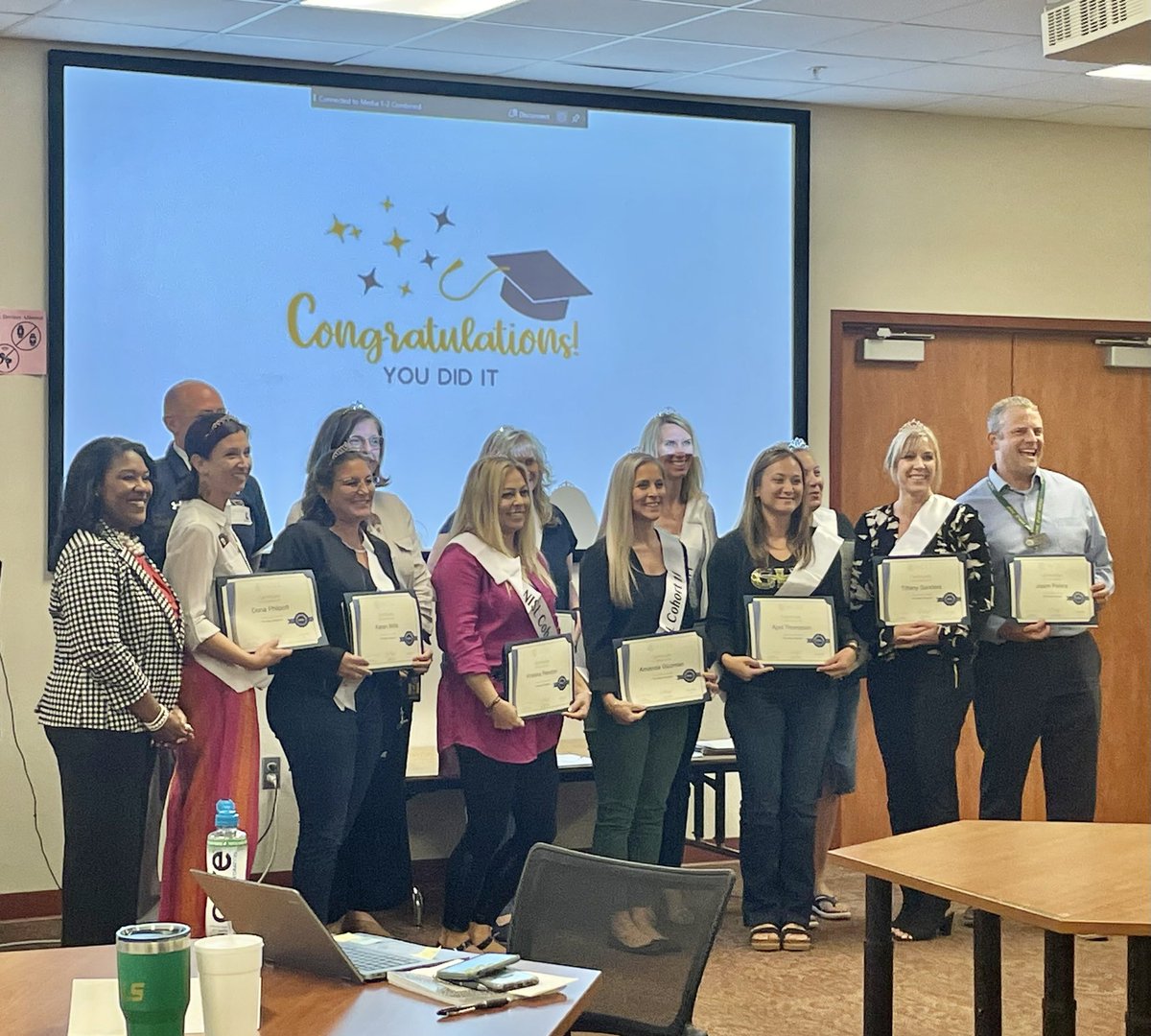 AddonicaEdD's tweet image. Congrats🎉 @CtrEdEcon #NISL Cohort 11 @LeeSchools. They understood the assignment, persisted through 2 hurricanes, intentional,forward thinking catalysts of change!#LearningToLeading #TogetherInEd  Let’s go Lee County!!