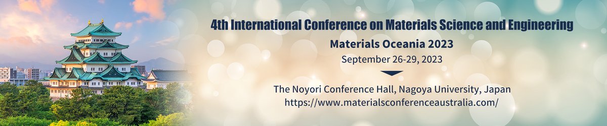 AMSTjournal's tweet photo. We are honored to announce that our journal AMST has been designated to be the official publication by Materials Oceania 2023 Conference @materialoceania
Welcome researchers from various disciplines to participate and foster a rich exchange of ideas.👏
https://t.co/K5OXM81pjT https://t.co/iRb6aOf4Hw