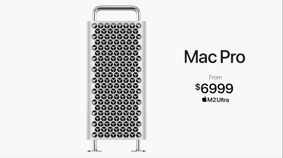 Mac Pro is priced at $6999
#MacPro #WWDC