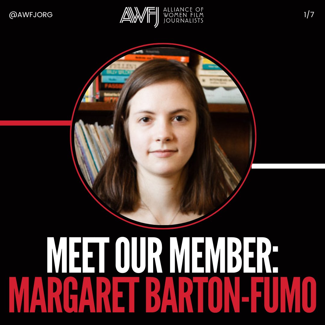 Alliance of Women Film Journalists (@awfj) on Twitter photo Head over to #AWFJ's Instagram to learn more about member <a href="/MarBarFu/">Margaret Barton-Fumo</a>! We asked Margaret to share her film passions with us...but which film did she say turned her into a critic? Head here to find out: instagram.com/p/CtQJroCN8zX/ Head over to #AWFJ's Instagram to learn more about member <a href="/MarBarFu/">Margaret Barton-Fumo</a>! We asked Margaret to share her film passions with us...but which film did she say turned her into a critic? Head here to find out: instagram.com/p/CtQJroCN8zX/