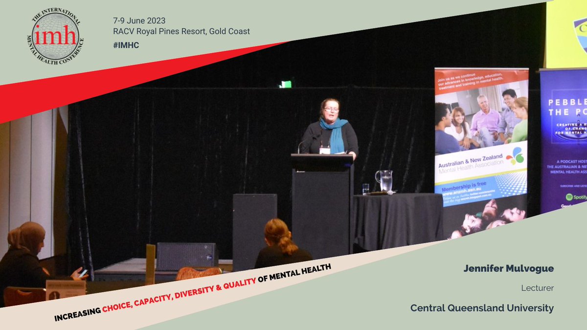anzmha's tweet image. Jen Mulvogue on 'Psychiatric Diagnostic and its Relationship to Chemical Restrain in Residential Aged Care Facilities' at #IMHC

The study aimed to explore discourse around psychiatric terms and to analyse their impact on cognitive associations in thinking around chemical