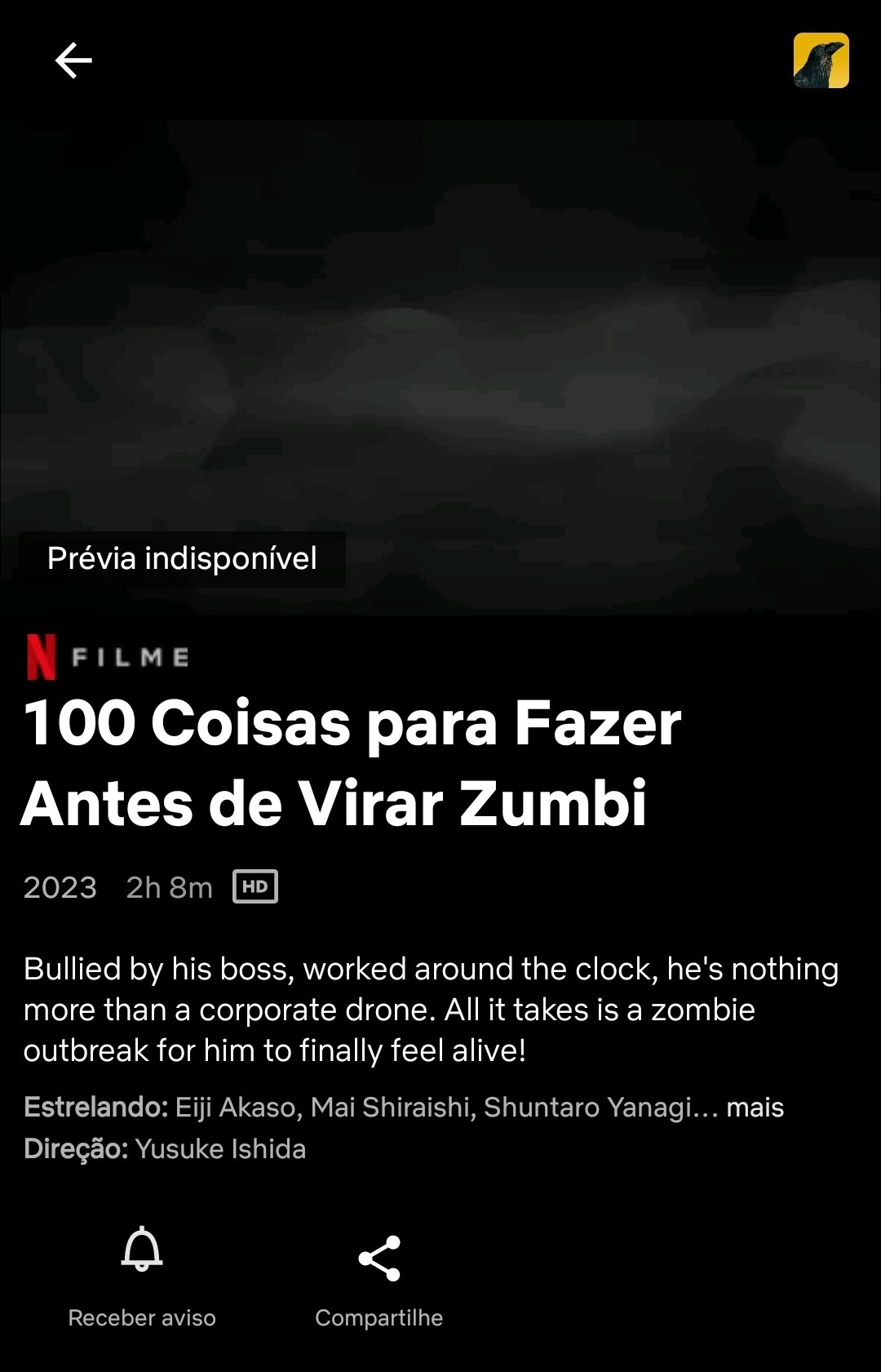 Yuri on X: Zom 100 recebeu título brasileiro na Netflix.estreia