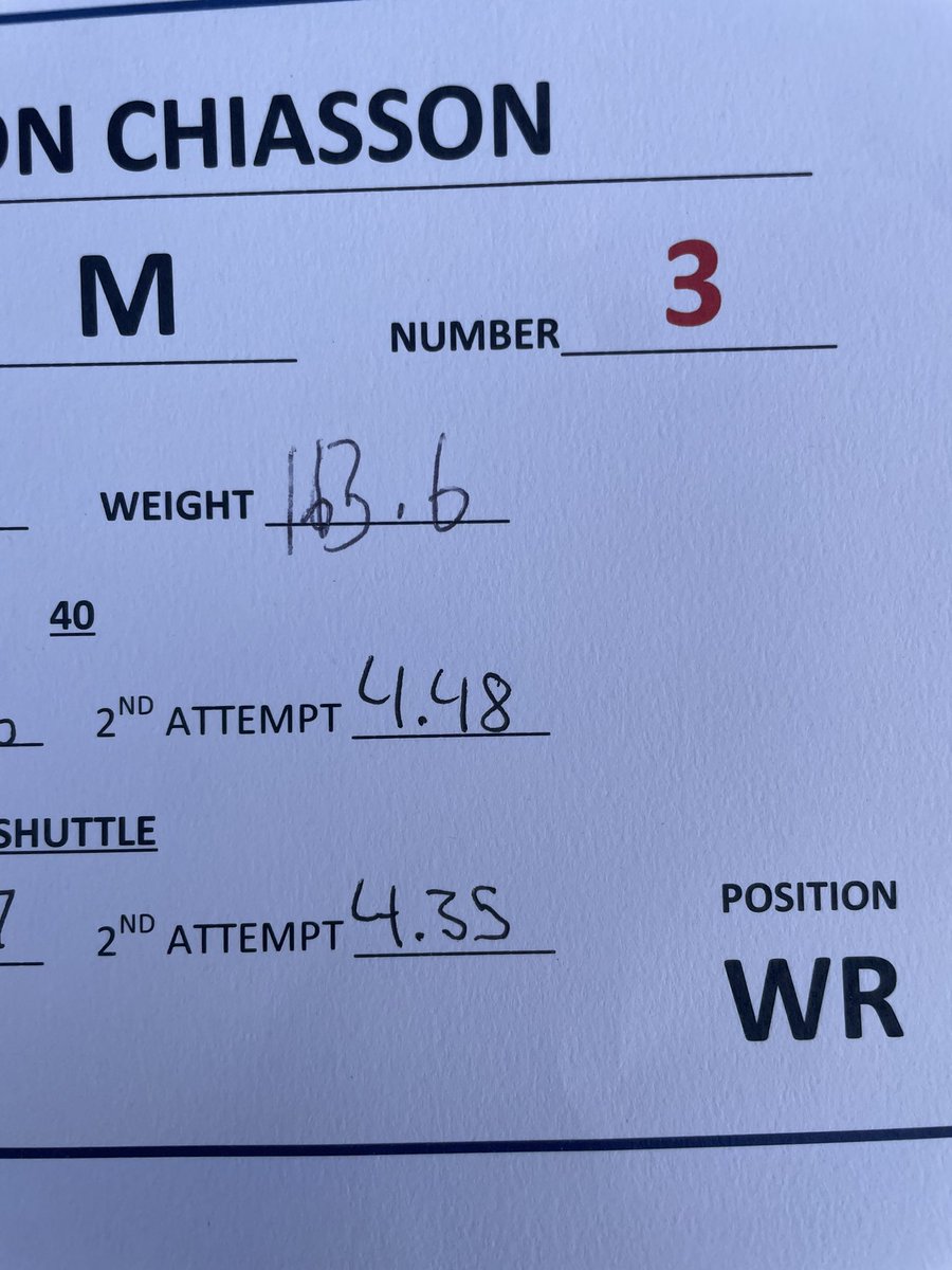 geauxjackk's tweet photo. had an amazing camp today @McNeeseFootball . Ran a 4.4 40 and had some greats reps (only got one on video). @WRTreezy @coacher9 https://t.co/DlvVH1Mmw5