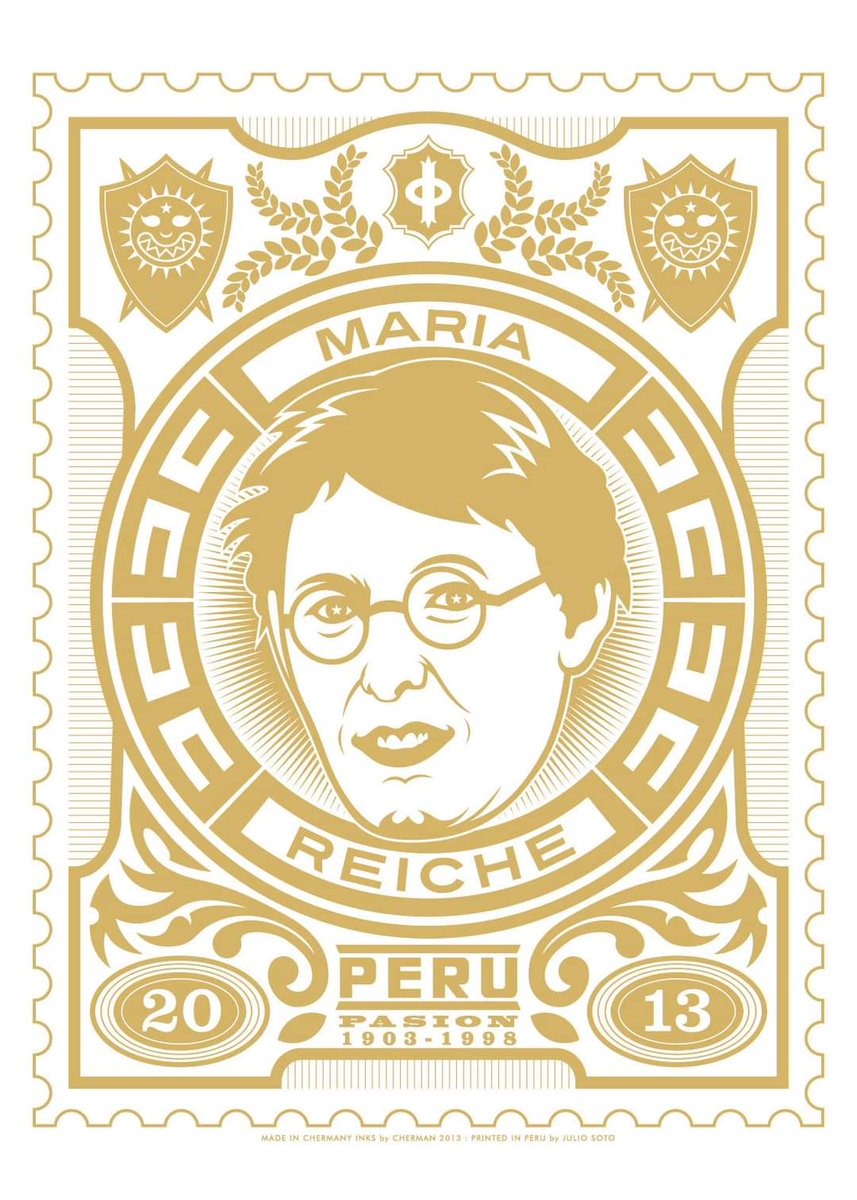 cherman69's tweet photo. MARIA REICHE (120)
15 MAY 1903 - 08 JUN 1998
Hoy se kumplen 25 años de la partida de la gran María REICHE (95) kien fuera la máxima investigadora y guardiana de nuestras Líneas de Nazca
#mariareiche #lineasdenazca #history #culture #art #tribute #fanart #proud #hero https://t.co/QbjimGexA5