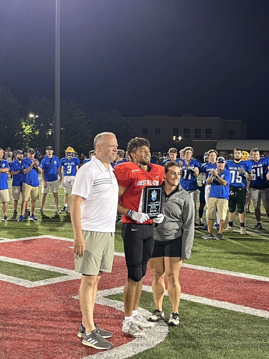 Ryle Football:  Congrats <a href="/KadenGardner9/">Kaden Gardner</a> on being named MVP of the NKY All-Star game