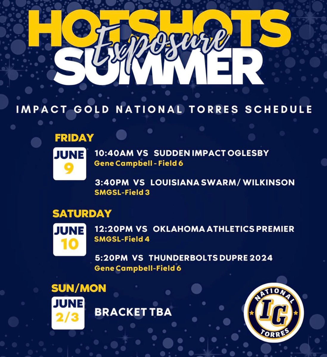Catch us in Conroe this weekend!!! <a href="/igtnational/">Impact Gold National 16U 🥎</a> <a href="/ImpactGoldOrg/">Impact Gold Fastpitch</a> <a href="/bh_softball/">Barbers Hill HS Softball</a>