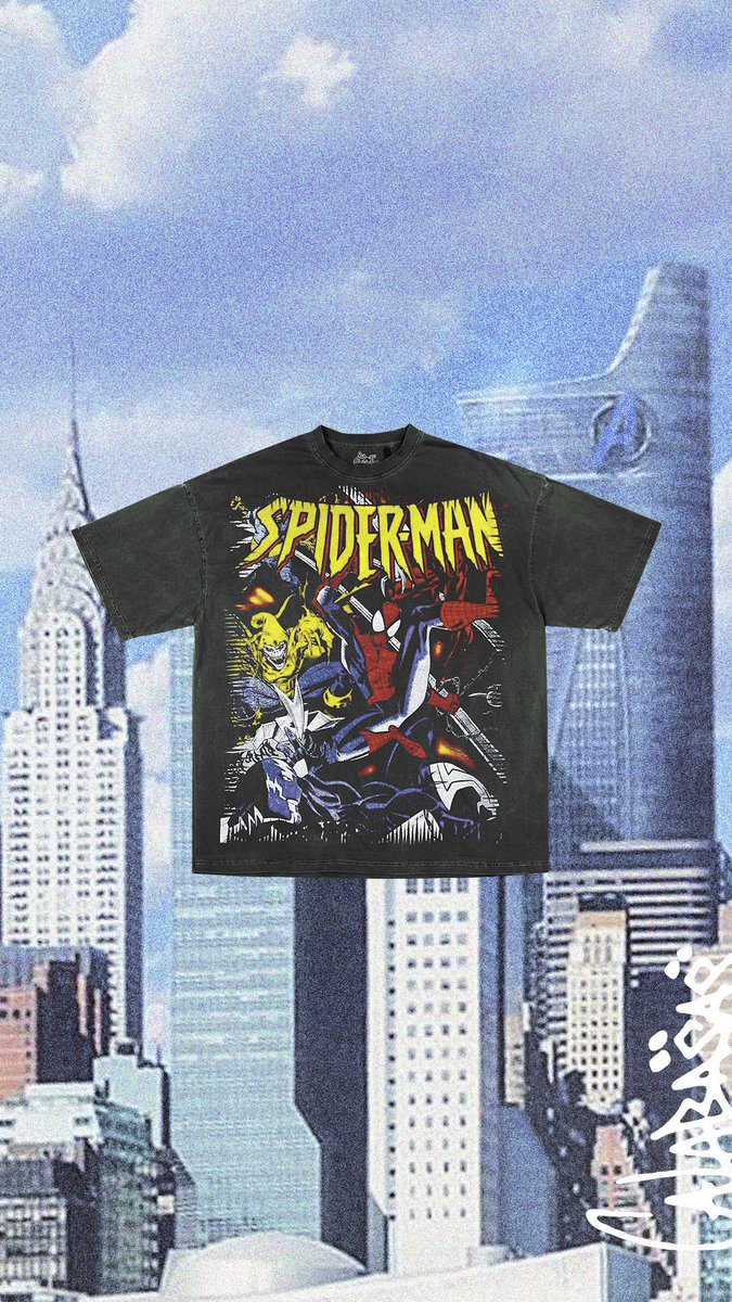 VINTAGE spidey tee remakes 🕷