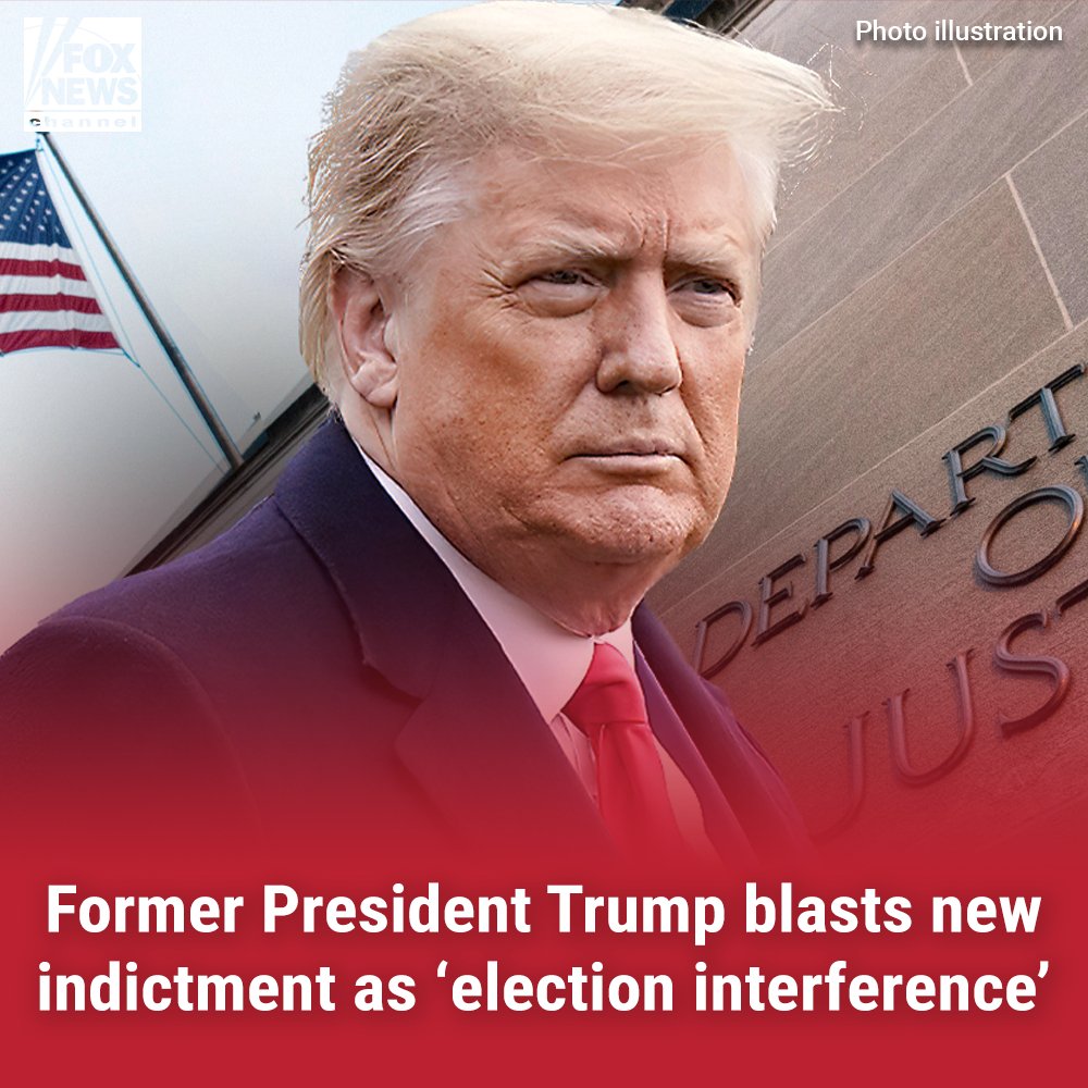 EXCLUSIVE: Former President Donald Trump said he will "of course" plead not guilty to charges in federal court on Tuesday. fxn.ws/43vdcl4