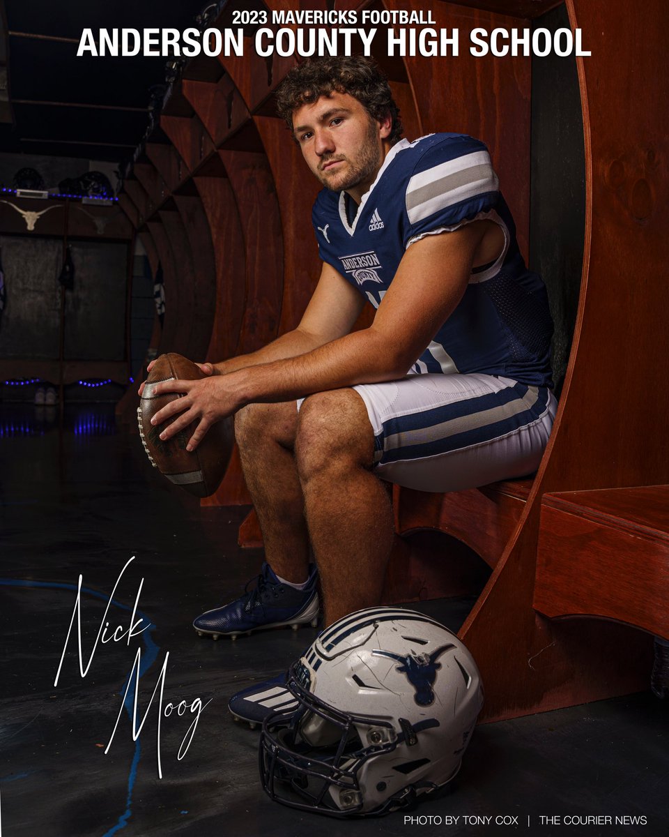 GAME ON. Meet Nick Moog. Anderson County High School Class of 2024. Running Back. 1,941 All-purpose yds and 129.4 yds/game avg in ‘22. 
The Program: High School Preview coming in Aug. Showcasing Anderson County, Clinton, Oak Ridge, Oliver Springs Campbell County &amp; Powell.