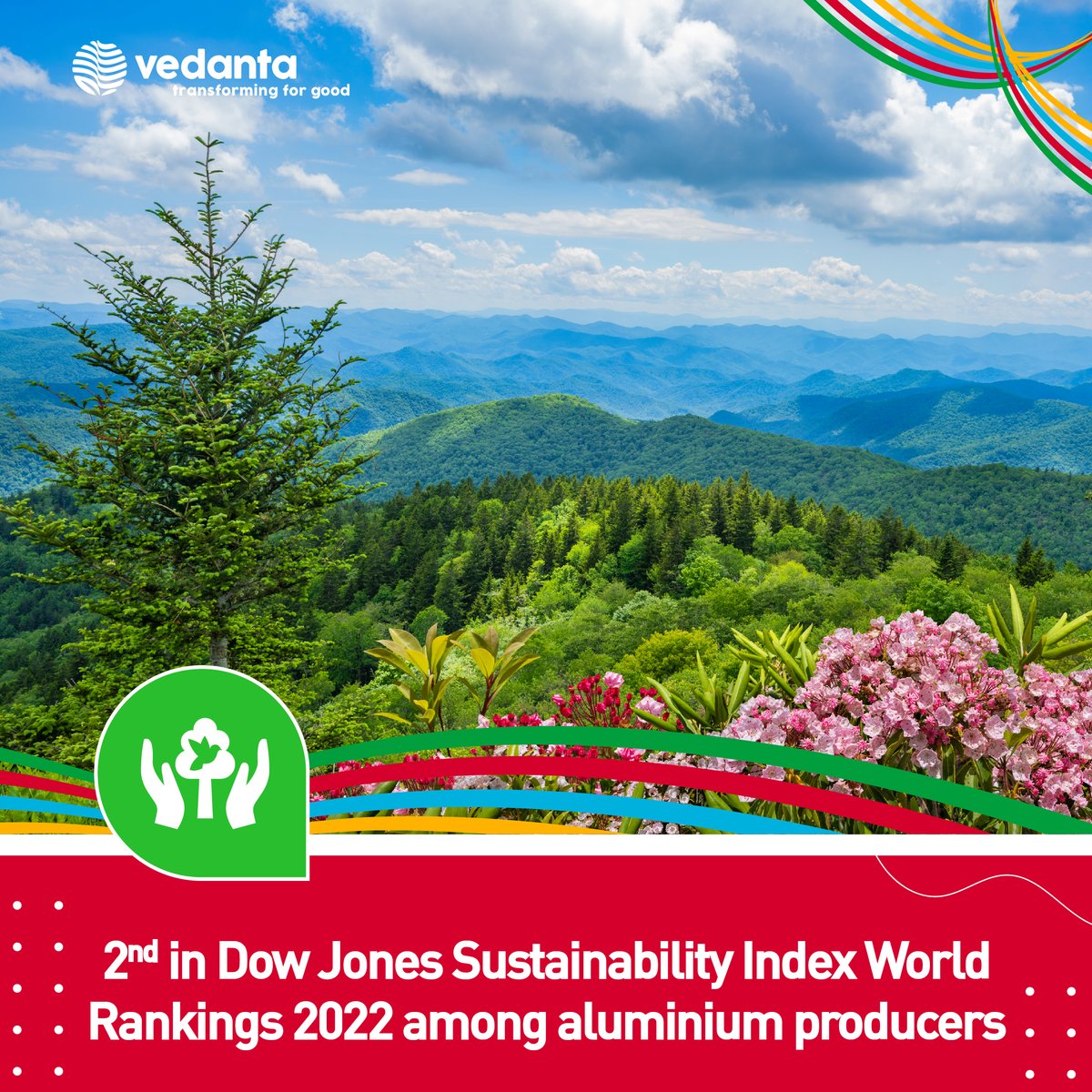 VedantaAluminum's tweet image. Embrace a thrilling mission of #TransformingForGood. Our journey focuses on #ClimateAction and #GreenerSolutions, #ReducingEmissions and embracing #RenewableEnergy.

#WorldEnvironmentWeek #Sustainability #SustainableFuture #Vedanta #Aluminium #GreenMetal #GreenAluminium