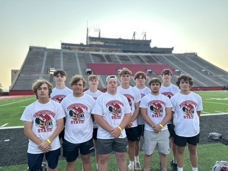 I had a great time <a href="/ysufootball/">Youngstown State Football</a> camp yesterday. I loved the energy that <a href="/Coach_Haneline/">John Haneline</a> brought and I definitely learned a lot and left with more knowledge then I came in with