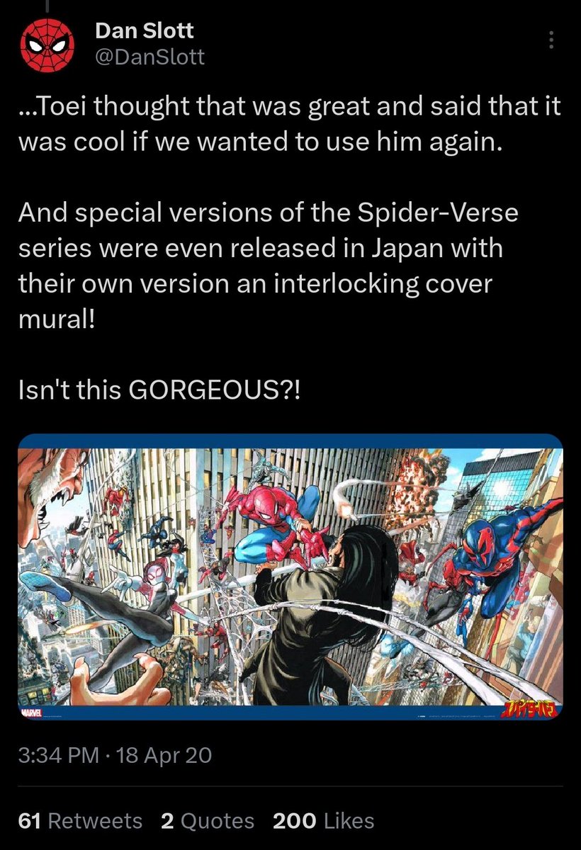 It's very likely a copyright issue
Neither Marvel nor Sony own the rights to the design and would need to request permission from Toei for authorization

Toei originally didn't even want his inclusion in the comic Spiderverse event but agreed once they saw how popular he was