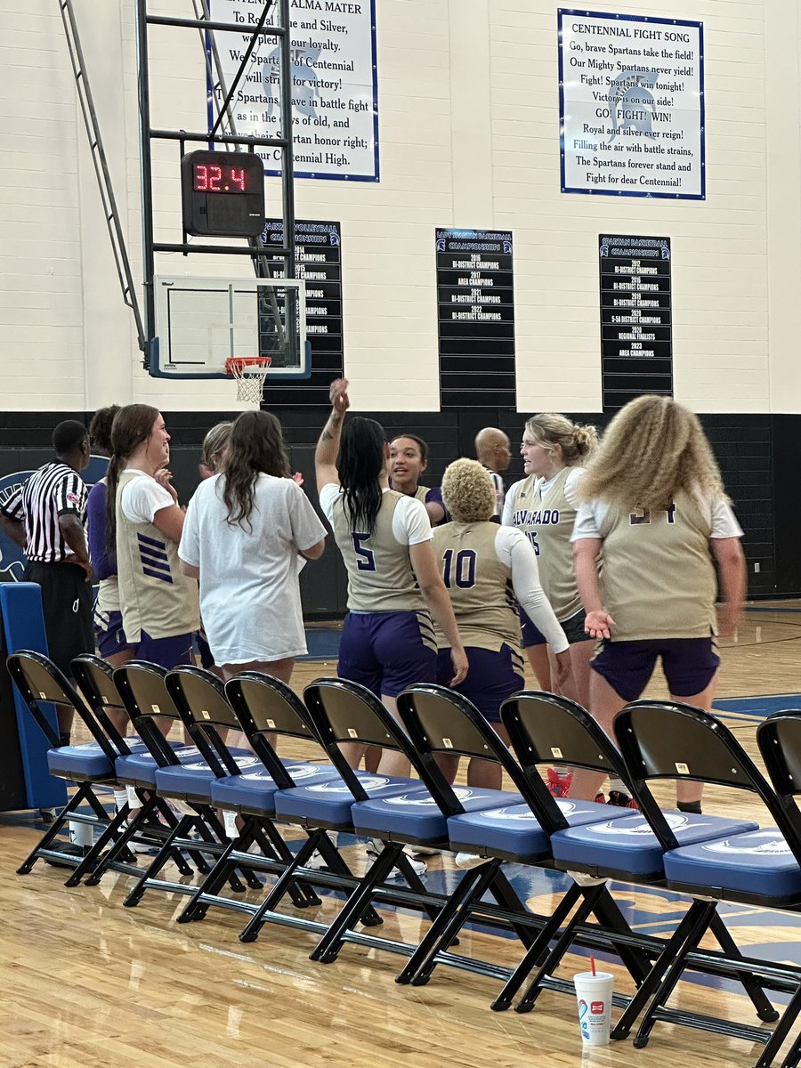 Strength and Conditioning, skills, and summer league. Today was a good day! Thanks @averi_lesley for coaching the girls this summer! #AlvaradoExcellence #TR1BE