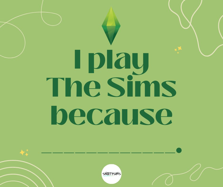 — We'd love to know why you enjoy playing The Sims & how you typically begin your virtual adventures in the game! ✨
.
.
#Snootysims #ts4 #thesims #thesims4 #simscommunity #simsgame #sims4 #sims4game