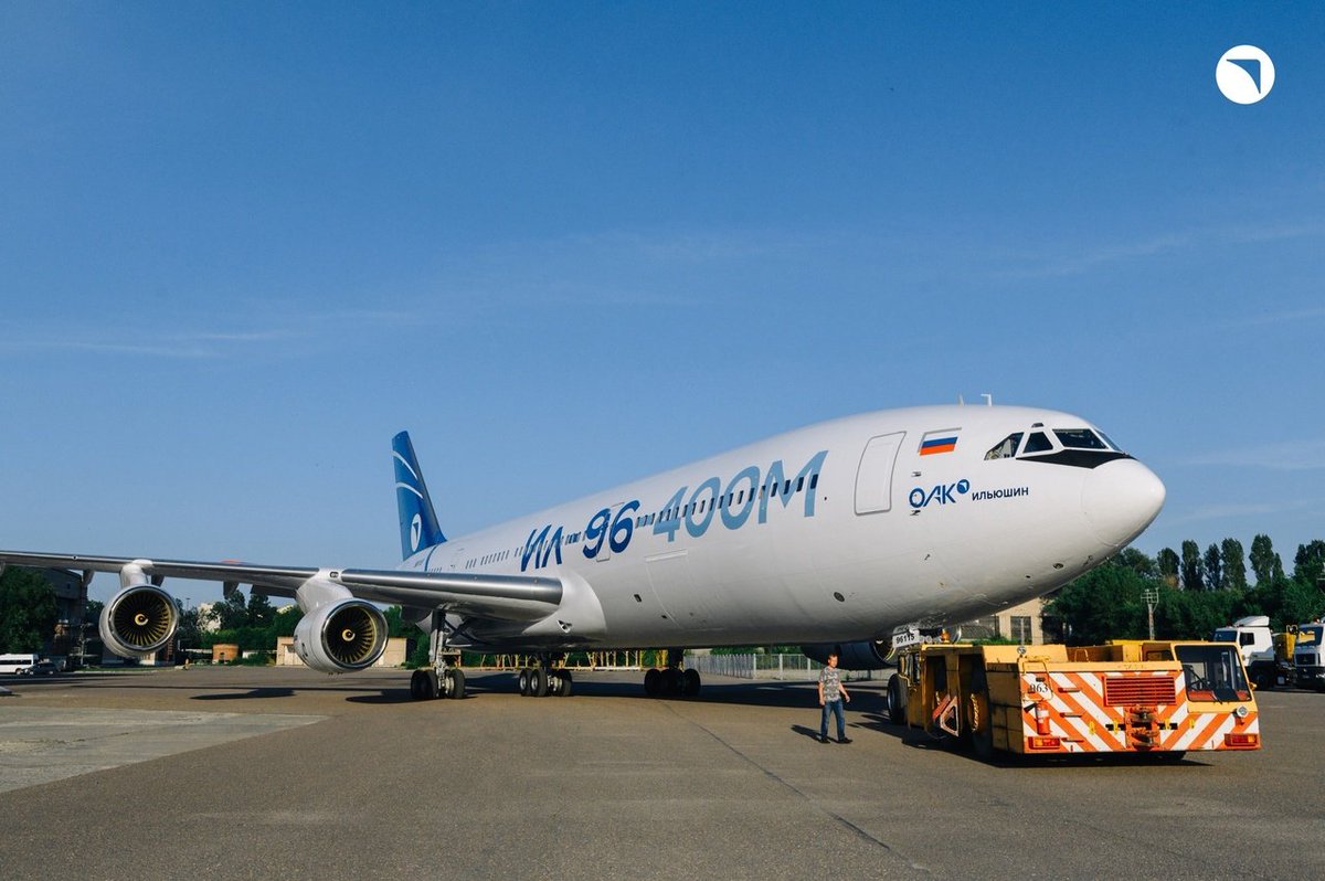 indoflyer's tweet photo. Ilyushin Il-96-400M diluncurkan Rusia. Pesawat ini diproyeksi sebagai kompetitor A350 dan B 777, serta mengurangi ketergantungan dari pesawat produksi barat. https://t.co/qoz20ksBqL