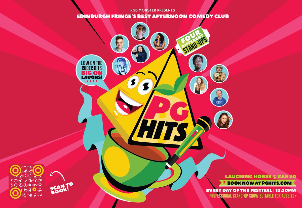 KidsRGBM's tweet photo. Very happy to be coming back! We have an absolutely brilliant lineup everyday of the festival this year for PG Hits! Thanks @freefringefest ! See you 12:30 everyday at Bar 50 - #PWYC and tickets available in advance for #Edinburghfringe at https://t.co/Puo9c6ndNJ https://t.co/E4lm41ieLq