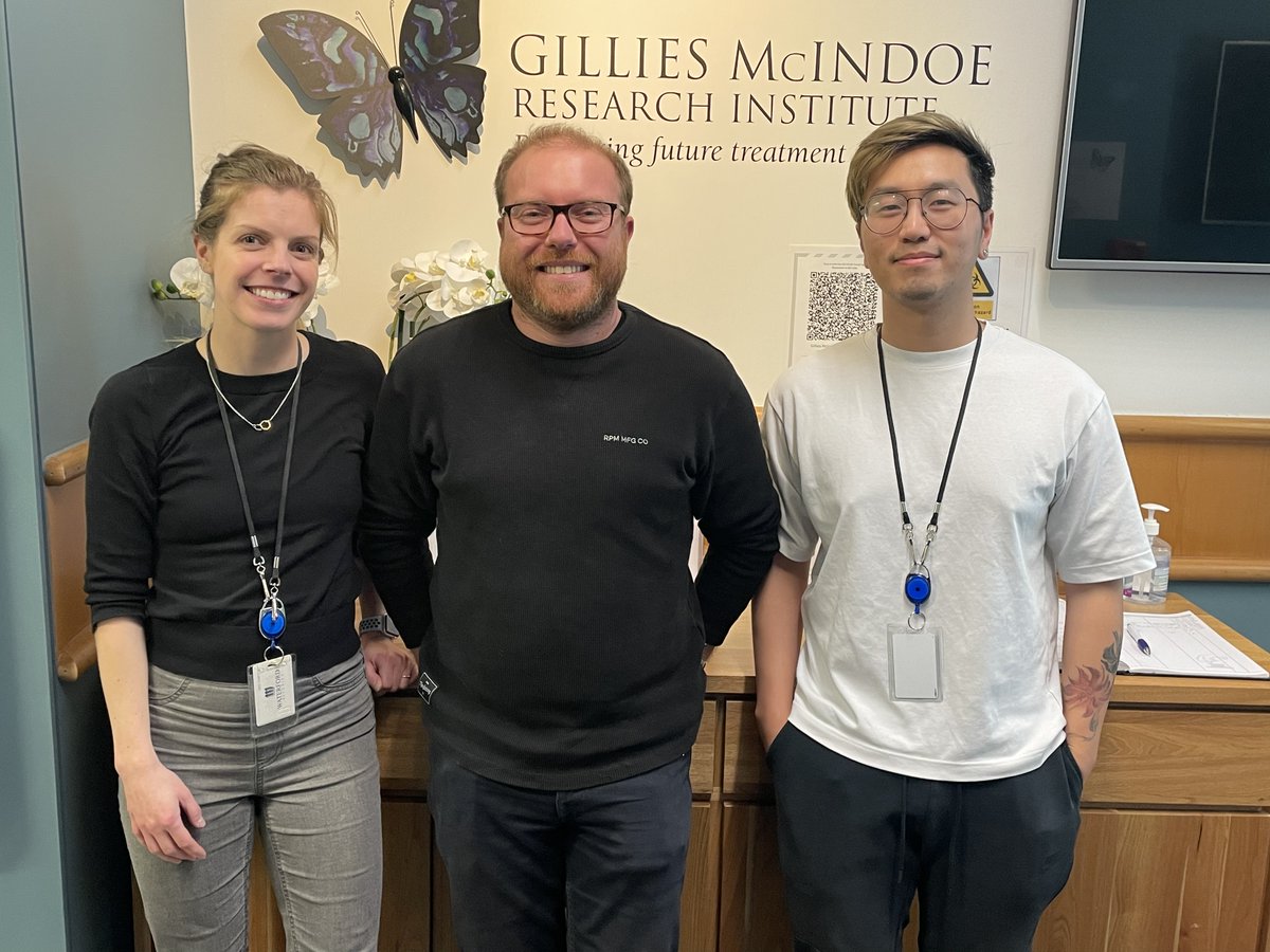 Gillies_McIndoe's tweet image. Dr Maddie White &amp;amp; Alex Chan showcased the progress of our #Keloid &amp;amp; #InfantileHaemangioma projects to our #collaborator, Dr Sean Mackay, Massey Ventures Senior Commercialisation Manager. Research projects are made possible through the #support of @MasseyUni &amp;amp; @KiwiNet_NZ.