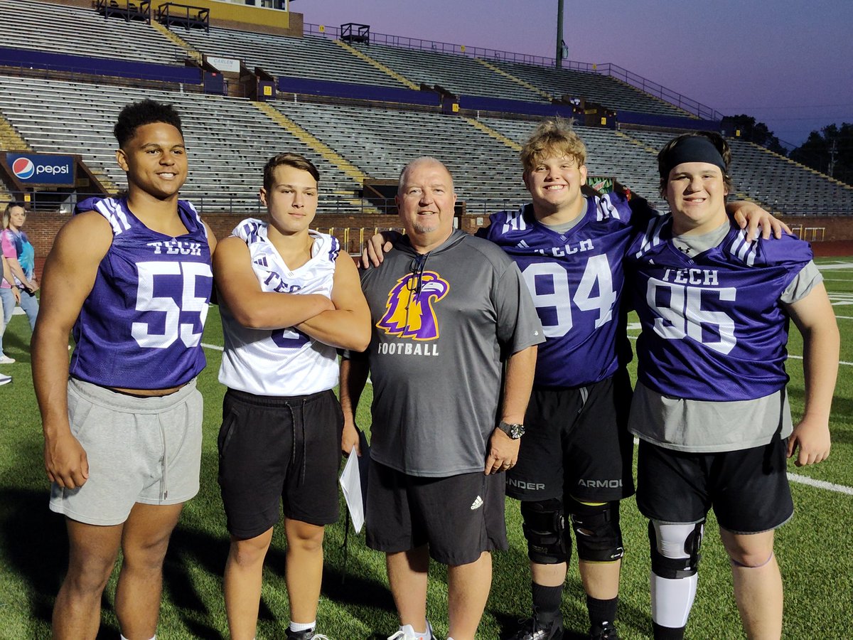 Great night @TNTechFootball! Awesome camp with great coaches and my @_UHS_Football brothers! #WingsUp Thanks @TTU_CoachA!