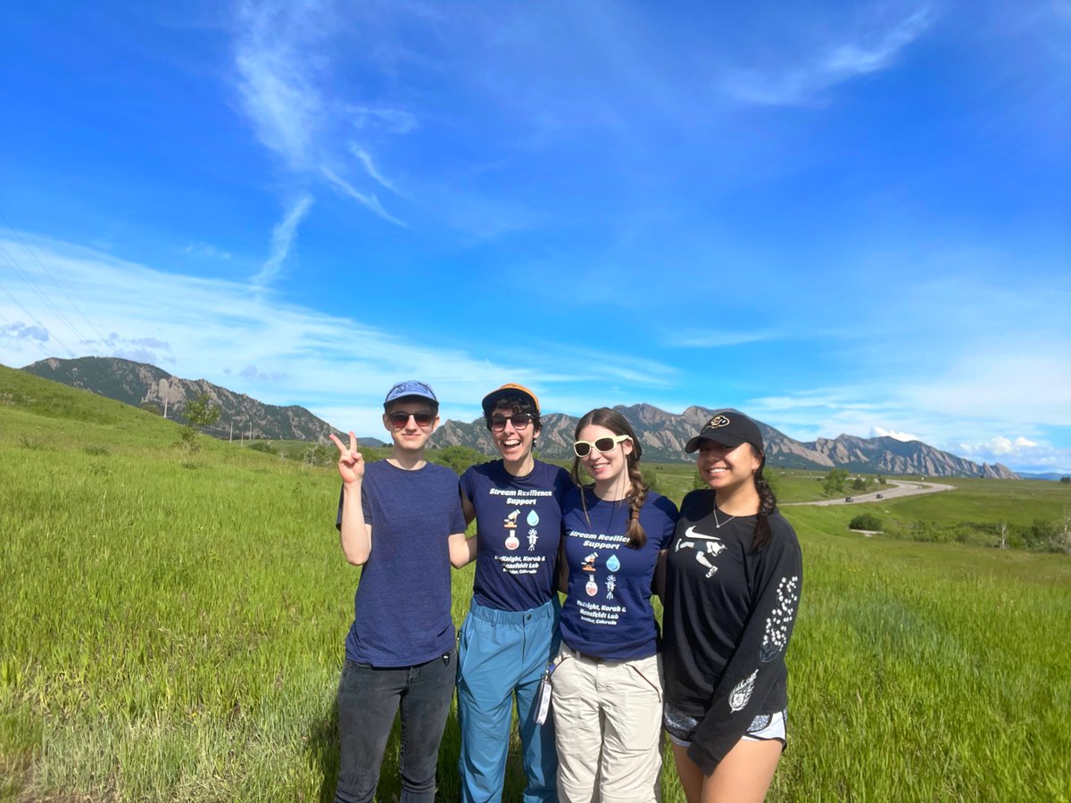 A beautiful day out in the field! <a href="/INSTAAR/">INSTAAR 🏳️‍🌈</a> <a href="/CUEVEN/">CU Boulder EVEN</a>