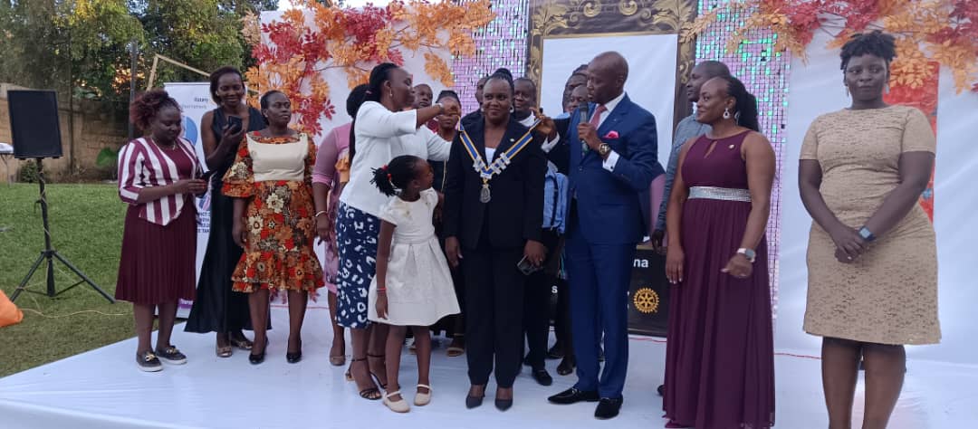 DGKenMugisha's tweet photo. Thursday, 8th June 2023 at the Rotary Club Of Makindye West where we installed the new club president Rtn. Eva Kagona https://t.co/axXv6RFa4p