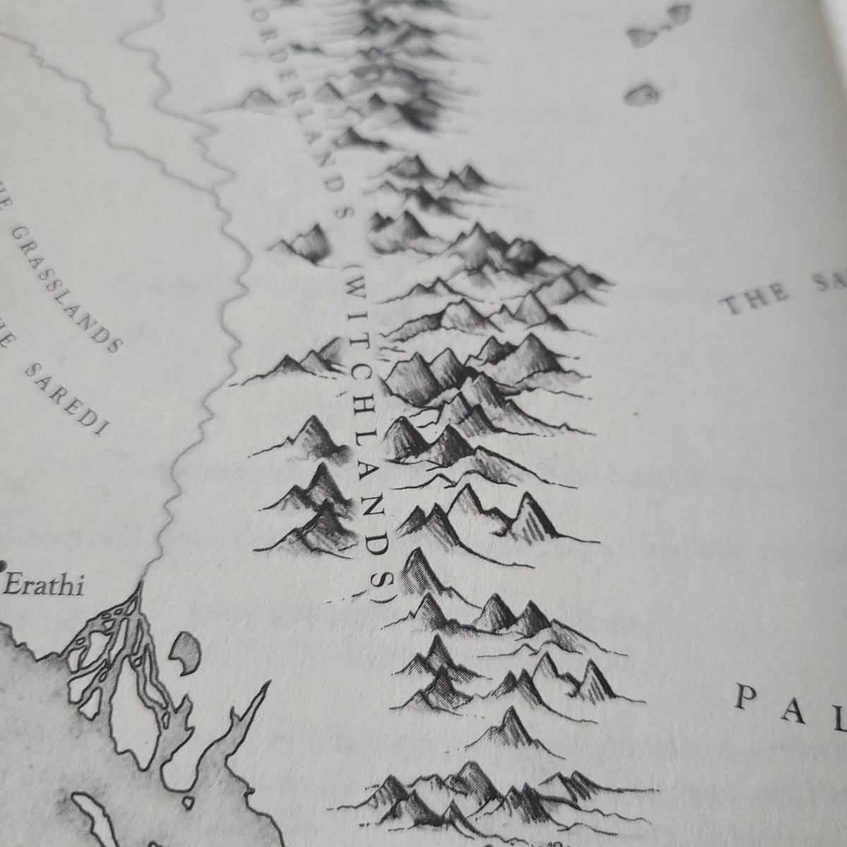 since encountering Earthsea as a child, a map at the start still thrills me (WITCH KING @ marthawells)