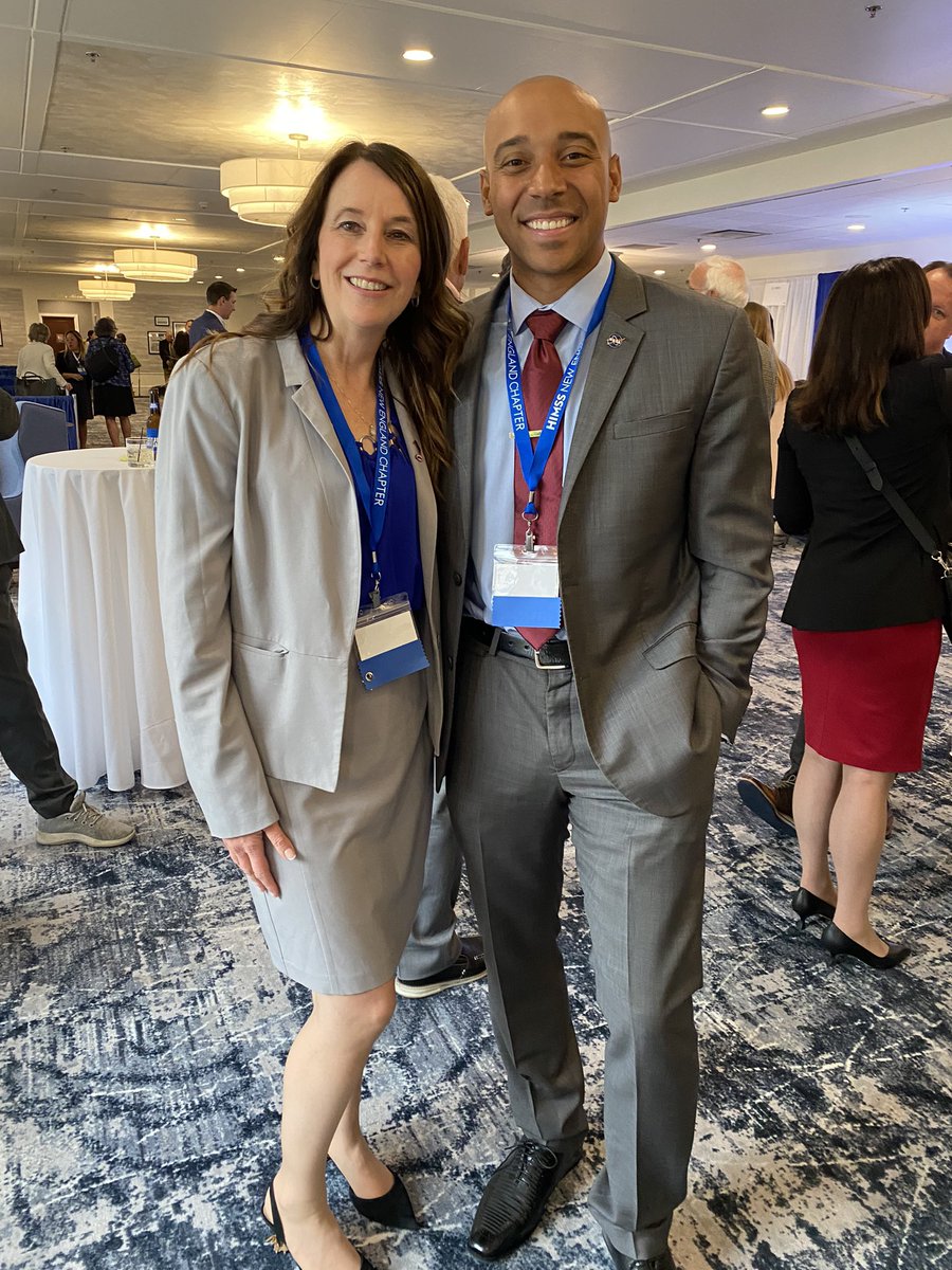 malissa_miot's tweet photo. Thank you @AlisterFMartin &amp; thank you @ChackotacoTHE1 for bringing us such a dynamic keynote speaker. @NewEnglandHIMSS @HIMSS So nice to meet you in person @AlisterFMartin https://t.co/agjWm3R2oQ