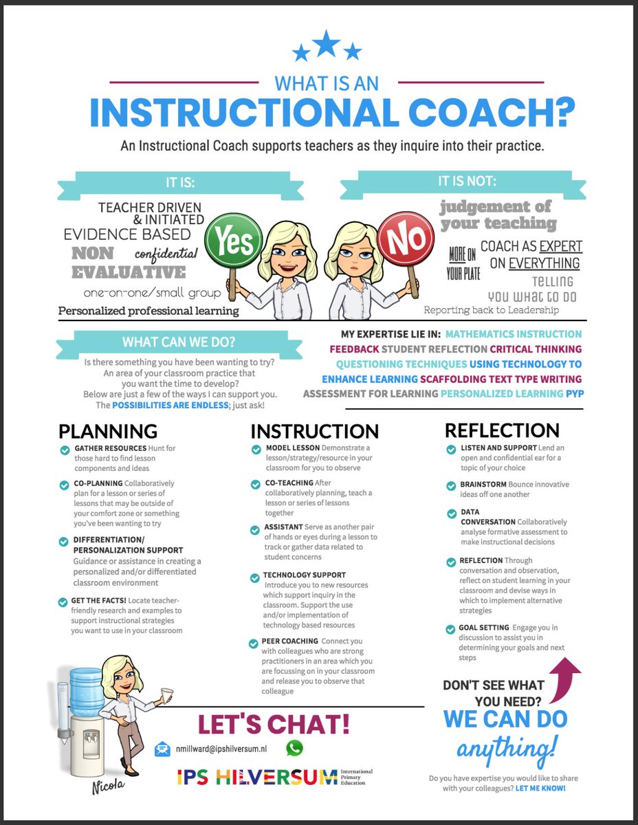 What is an INSTRUCTIONAL Coach to you?

📸 <a href="/Nicola_EduCoach/">Nicola Millward</a>
#educoach #edutwitter #k12