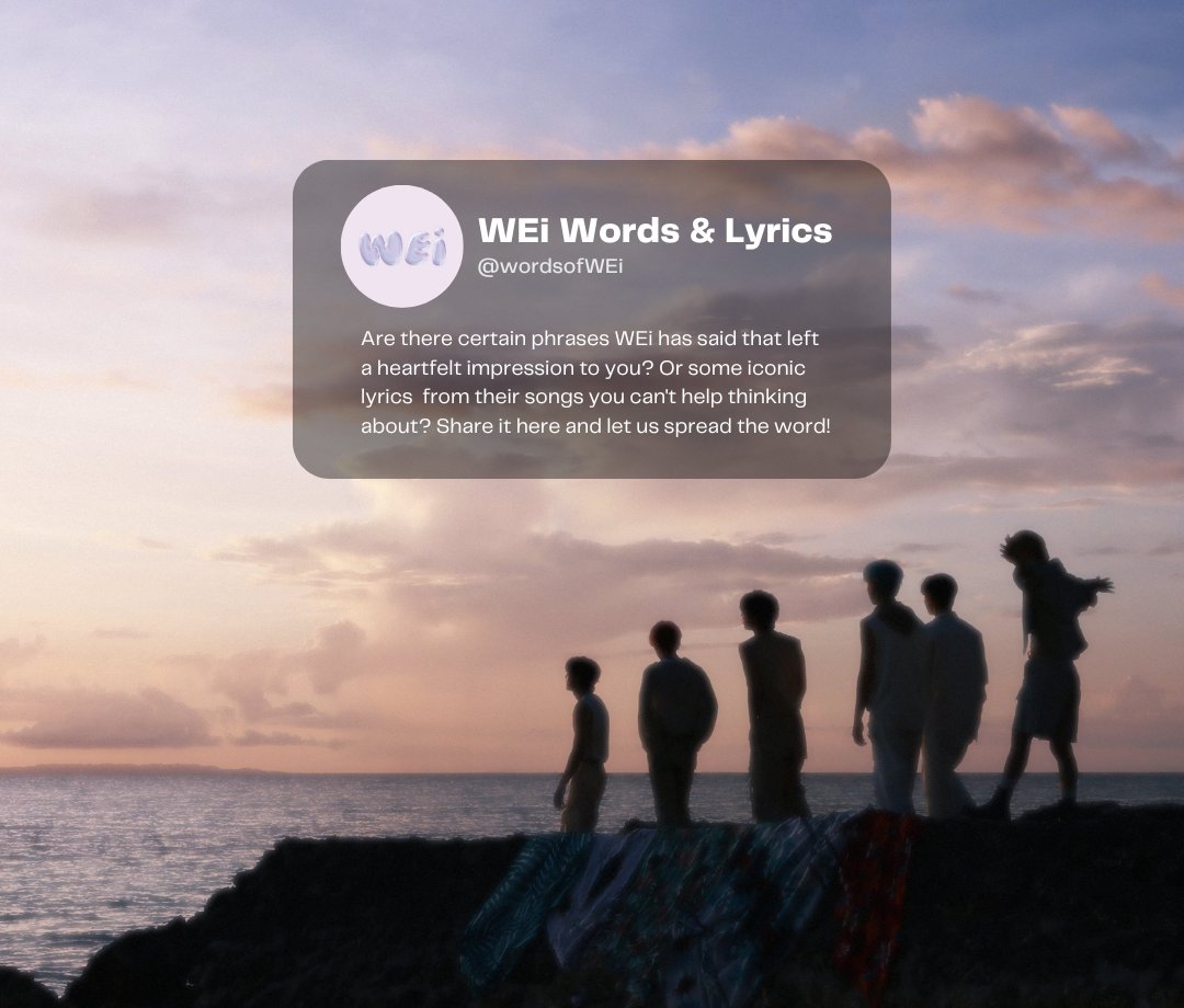 wordsofWEi's tweet photo. [💌] · requests are accepted!
            — refer to the links below for
                  instructions on how to send:  

• words requests 
🔗 https://t.co/PKZKwkTZuQ
• lyric requests
🔗 https://t.co/I0ayooZ6v9

#WEi #위아이 @WEi__Official https://t.co/LwAhwGTqjZ