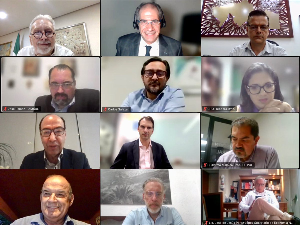 Llevamos a cabo una reunión de trabajo, con el objetivo de presentar temas importantes como el reporte de resultados de la participación de los estados miembros de la #AMSDE, en la Feria de #HannoverMesse2023, la cual generó buenos vínculos de colaboración en beneficio de 🇲🇽